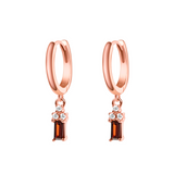 Jessica Hoop Earrings in Rose Gold