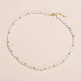 Freshwater Pearl Necklace with Beads