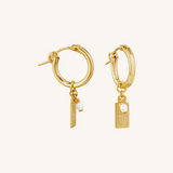 Star Sign Earrings - Gold