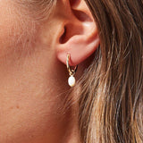 Tilly Pearl Earrings - Gold